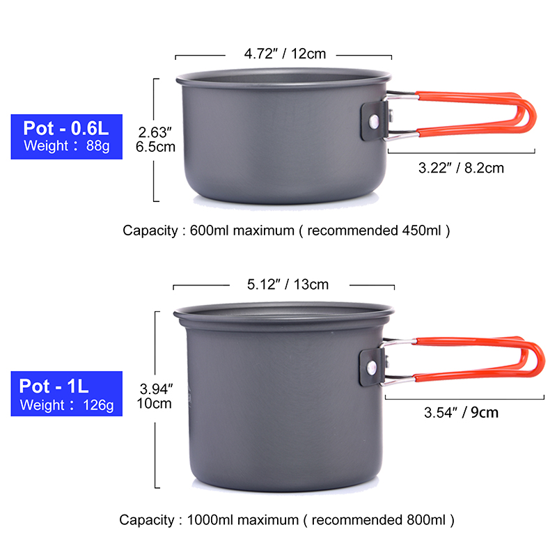 Widesea Camping Cookware Set O - Camping Cooking Burner 评论和价格