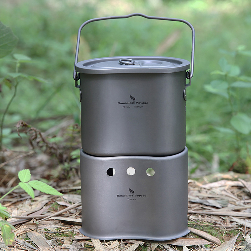 Boundless Voyage Titanium Cook - Camping Cooking Utensil Set 评论和价格