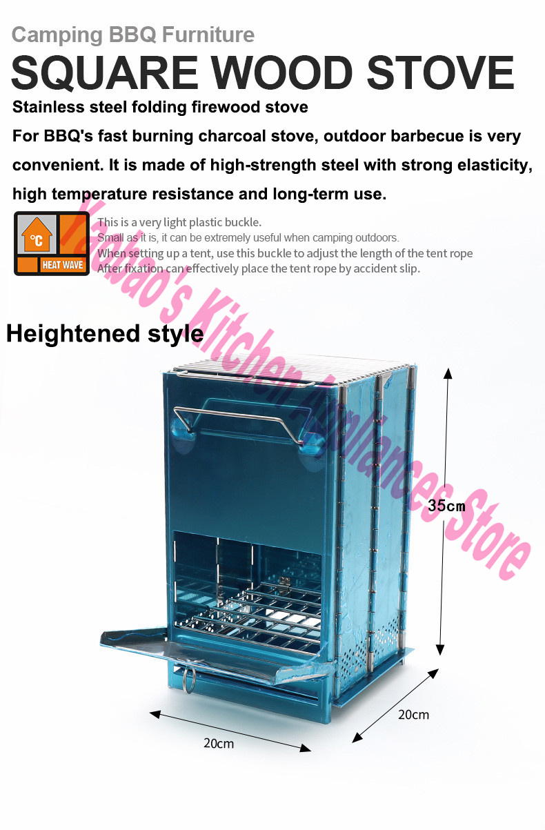 Wood Stove Outdoor Camping Equ - Camping Cooking Portable 评论和价格