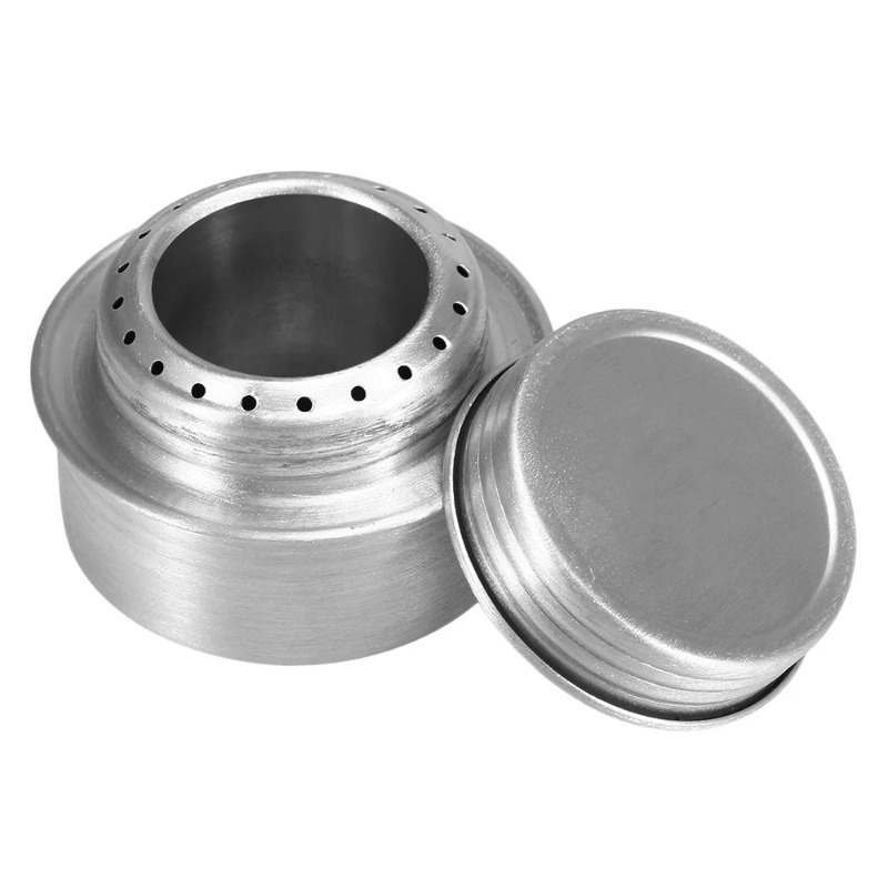 Ultralight Silver Alcohol Stov - Camping Cooking Burner 评论和价格