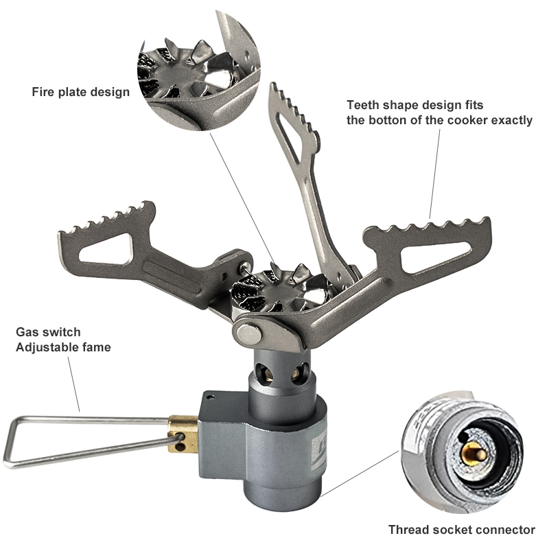 BRS Outdoor Gas Stove Mini Cam - Camping Cooking Burner 评论和价格