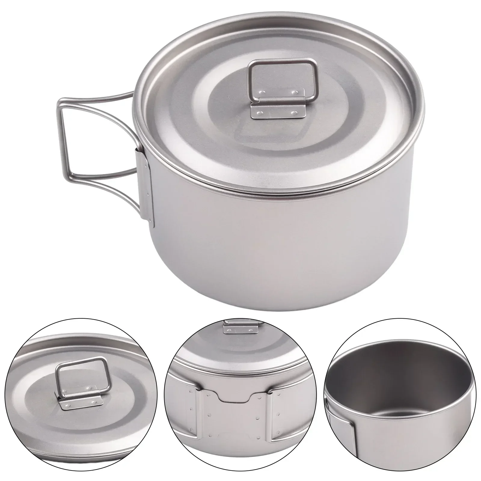 Titanium Bowl With Folding Han - Campfire Cooking Anime 评论和价格