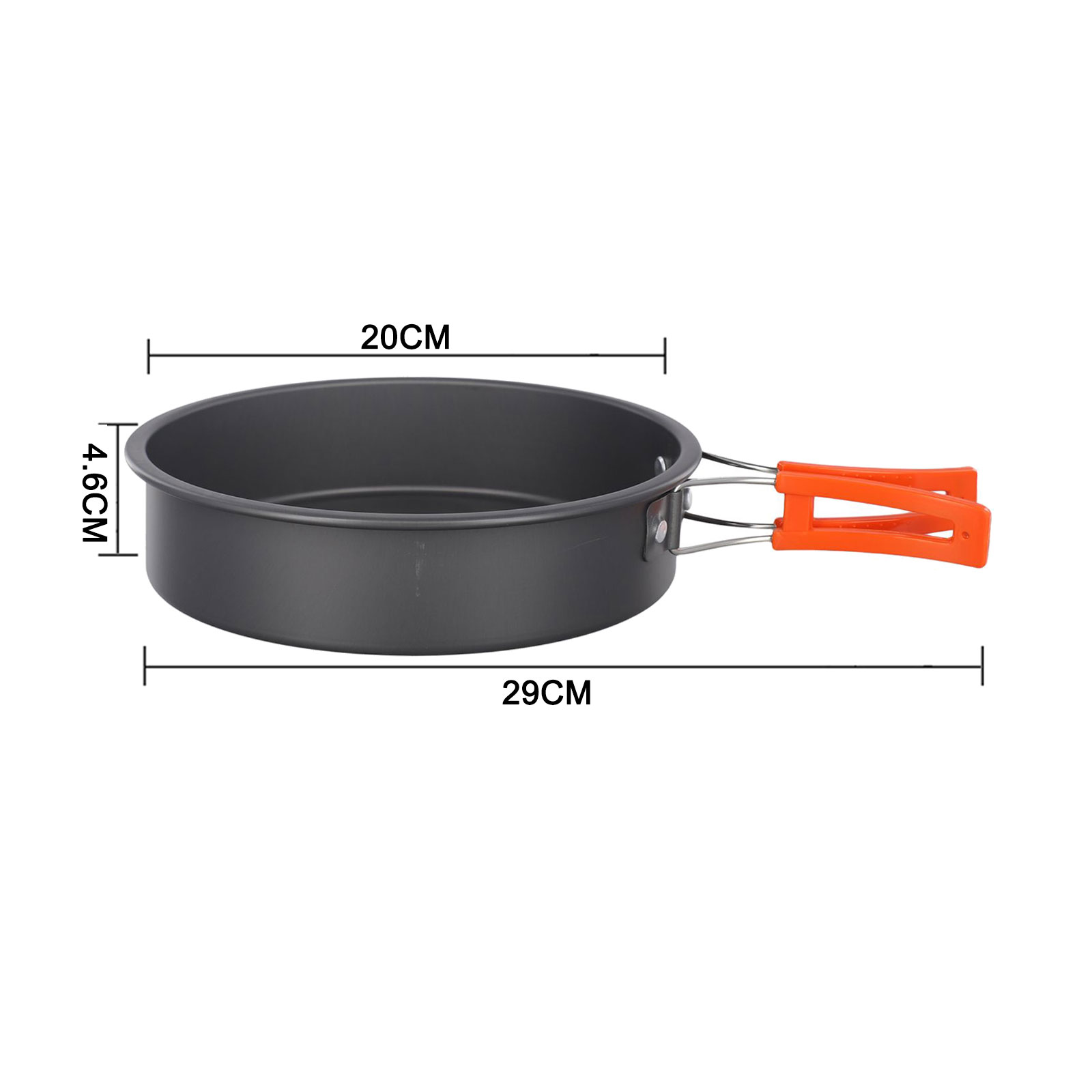 1pc Frying Pan Alumina Conduct - Camping Cooking Survival 评论和价格