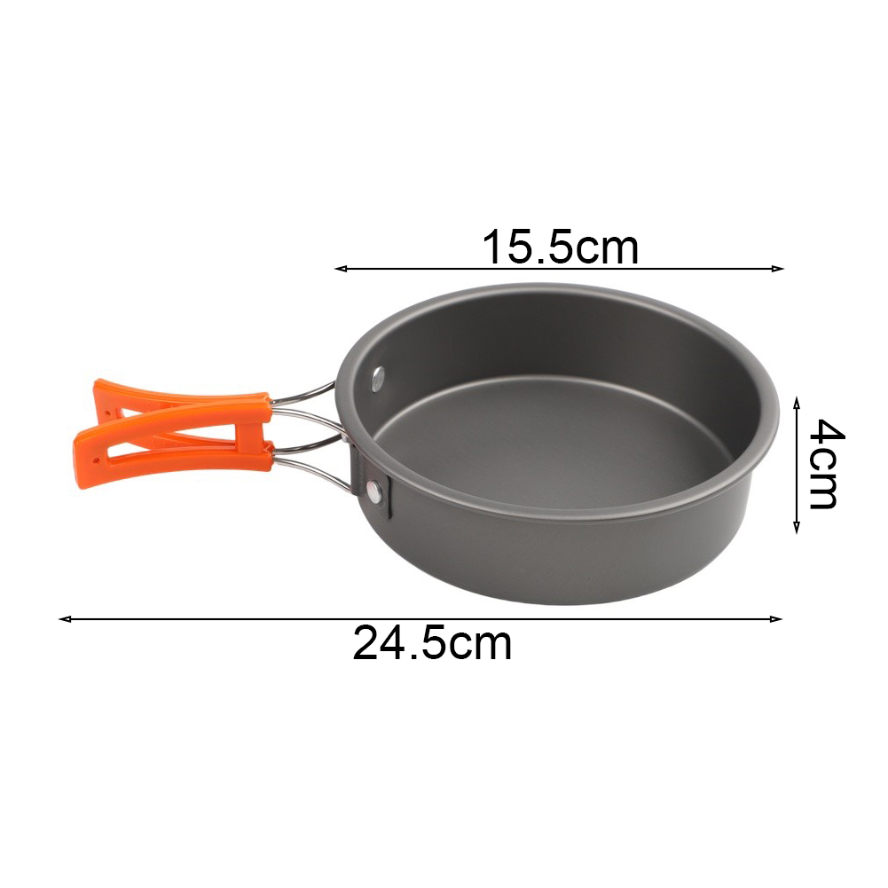 1pc Frying Pan Alumina Conduct - Camping Cooking Survival 评论和价格