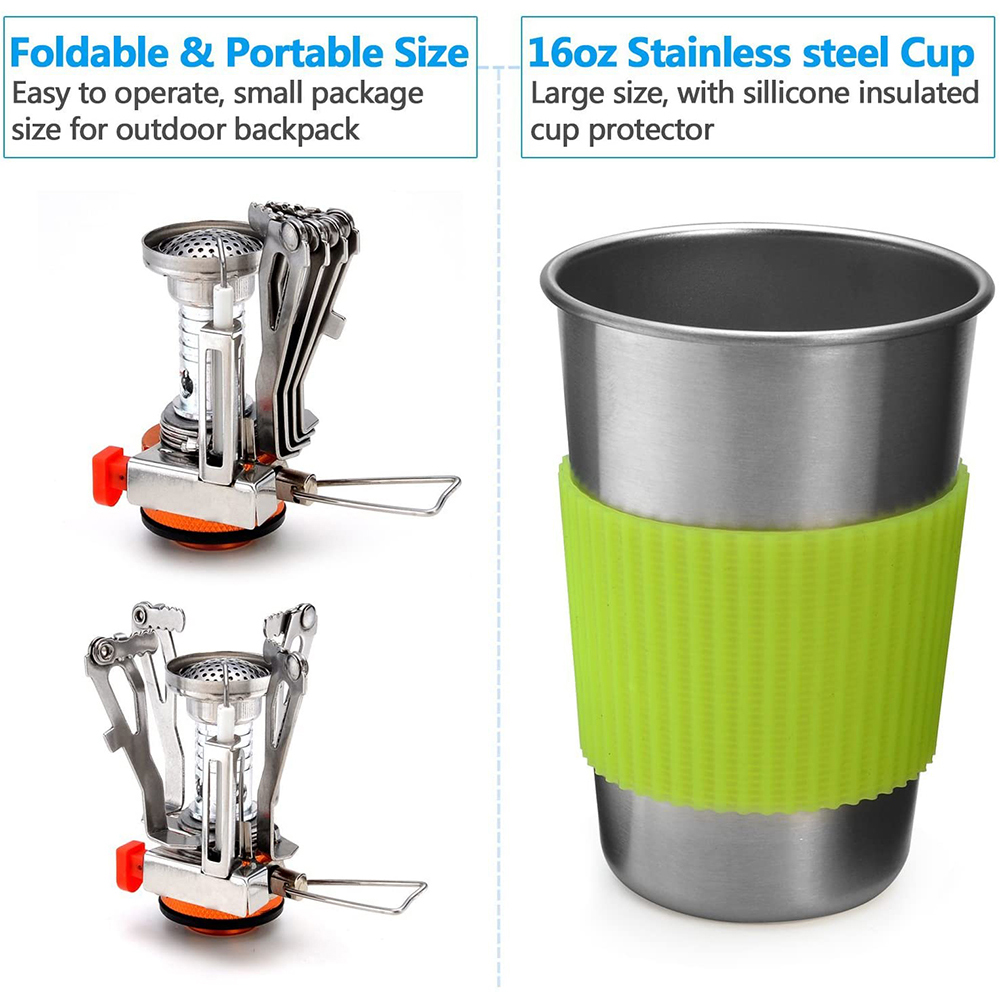 Outdoor Camping Cooking Set Op - Camping Cooking Options 评论和价格