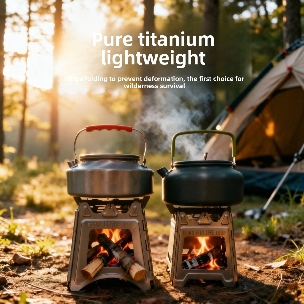 TiForge Compact Folding Titani - Camping Cooking Burner 评论和价格