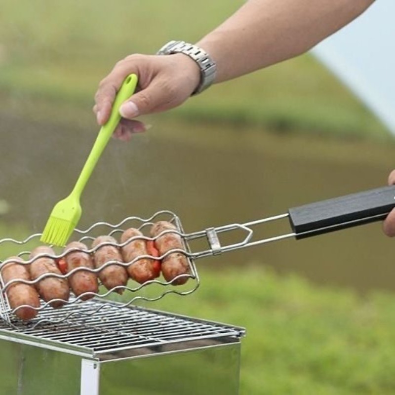 Portable Camping BBQ Grill Com - Camping Cooking Grill 评论和价格