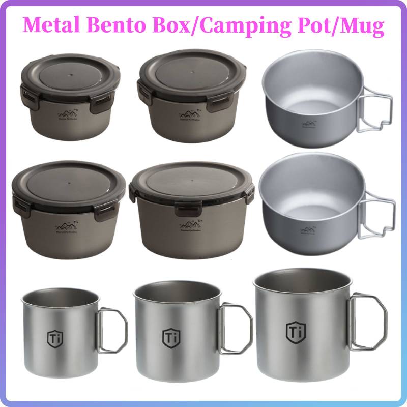 Backpacking Camping Cookware M - Camping Cooking Kit Box 评论和价格