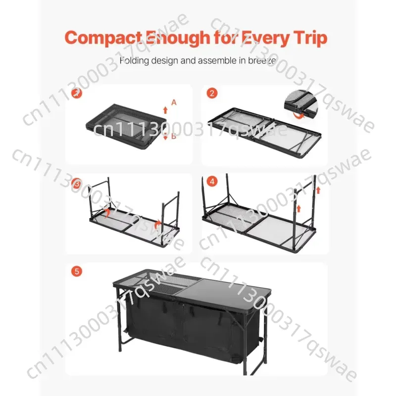 Adjustable Height Camping Kitc - Camping Cooking Options 评论和价格