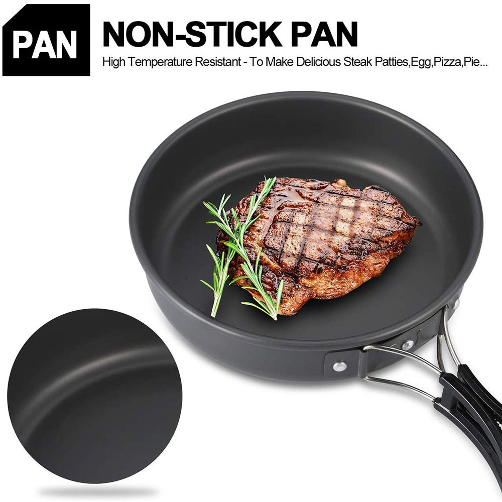 Outdoor Camping Cookware Set M - Camping Cooking Utensil Set 评论和价格