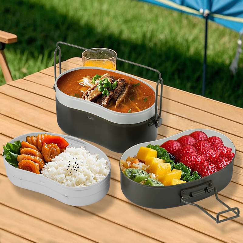 Outdoor CampingMessKit Multifu - Camping Cooking Kit Box 评论和价格