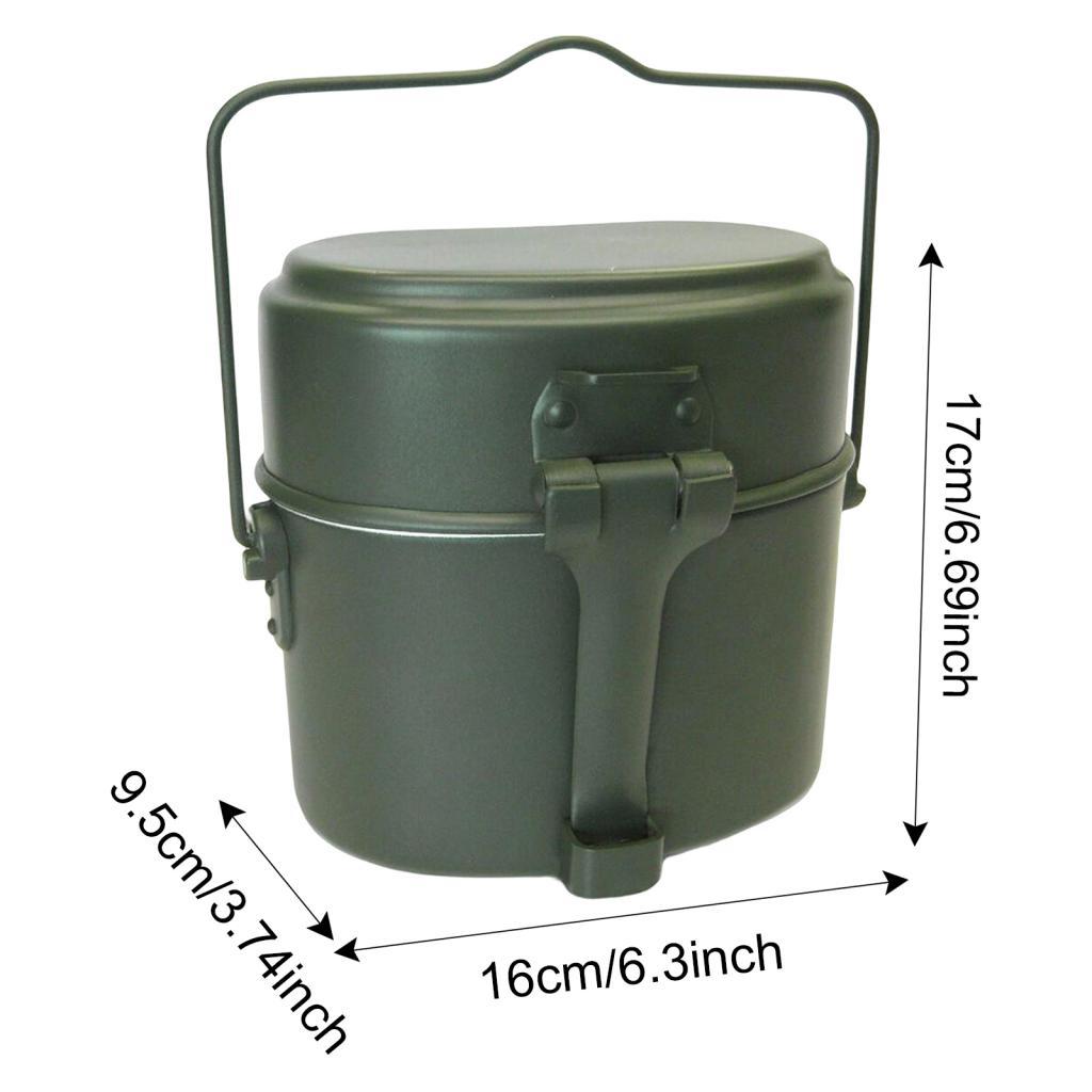 Camping Mess Tin Kit Thick Alu - Camping Cooking Kit Box 评论和价格