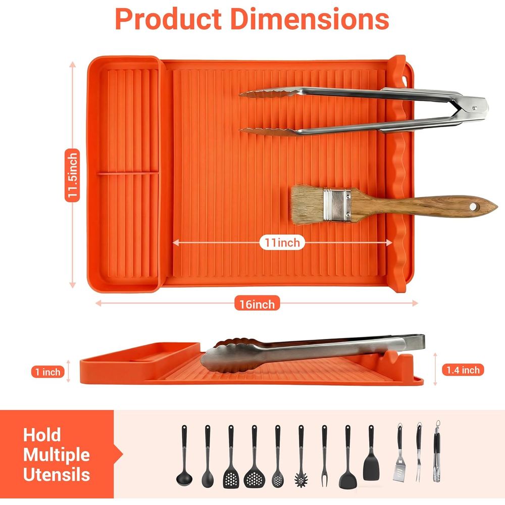 Heat Resistant Silicone Grill  - Camping Cooking Grill 评论和价格