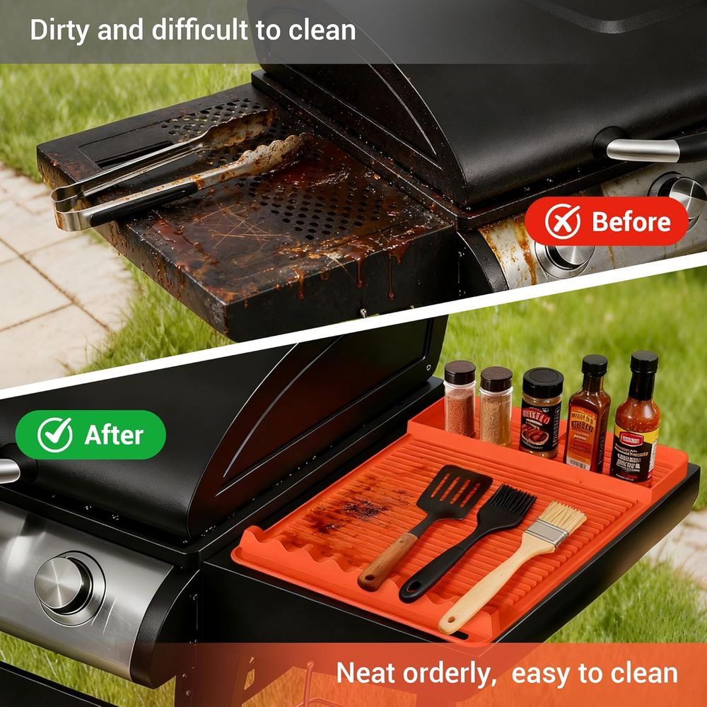 Heat Resistant Silicone Grill  - Camping Cooking Grill 评论和价格